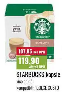 Ratio STARBUCKS kapsle více druhů nabídka