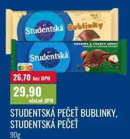 Ratio STUDENTSKÁ PEČEŤ BUBLINKY, STUDENTSKÁ PEČEŤ nabídka