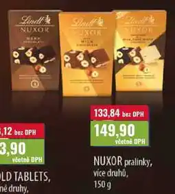 Ratio NUXOR pralinky, více druhů nabídka