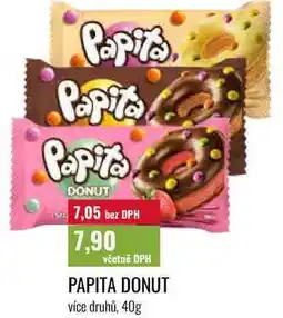 Ratio PAPITA DONUT více druhů nabídka