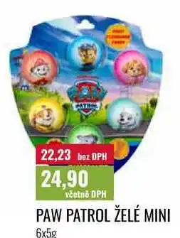 Ratio PAW PATROL ŽELÉ MINI nabídka