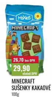 Ratio MINECRAFT SUŠENKY KAKAOVÉ nabídka