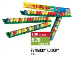 Ratio ŽVÝKAČKY KULIČKY 16ks nabídka