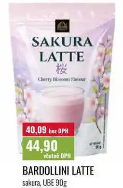 Ratio BARDOLLINI LATTE, sakura, UBE nabídka