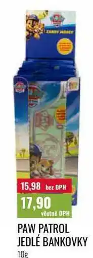 Ratio PAW PATROL JEDLÉ BANKOVKY nabídka