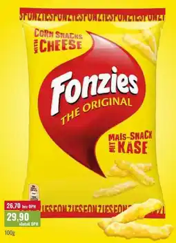 Ratio CORN SNACKS CHEESE Fonzies nabídka