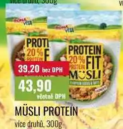Ratio MÜSLI PROTEIN více druhů nabídka
