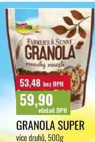 Ratio GRANOLA SUPER více druhů nabídka