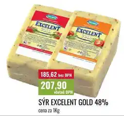Ratio SÝR EXCELENT GOLD 48% cena za nabídka