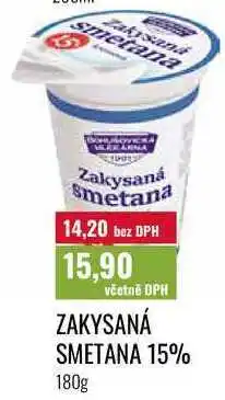 Ratio ZAKYSANÁ SMETANA 15% nabídka