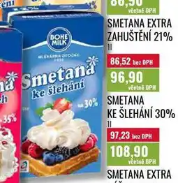 Ratio SMETANA KE ŠLEHÁNÍ 30% 11 nabídka