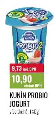 Ratio KUNÍN PROBIO JOGURT více druhů nabídka