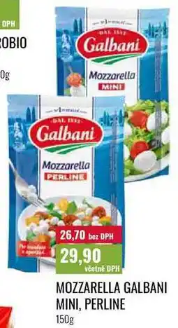 Ratio MOZZARELLA GALBANI MINI, PERLINE nabídka