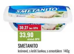 Ratio SMETANITO krémové, s krůtí šunkou, s ementálem nabídka