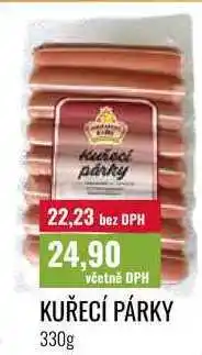Ratio KUŘECÍ PÁRKY nabídka