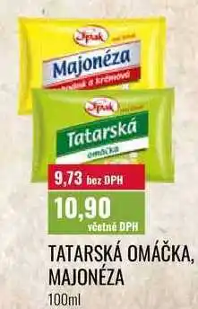 Ratio TATARSKÁ OMÁČKA, MAJONÉZA nabídka