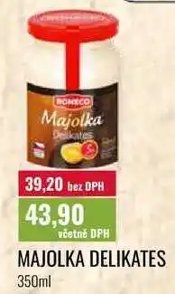 Ratio MAJOLKA DELIKATES nabídka