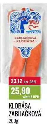 Ratio KLOBÁSA ZABIJAČKOVÁ nabídka