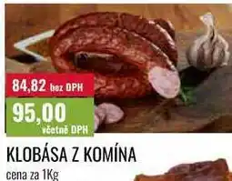 Ratio KLOBÁSA Z KOMÍNA cena za nabídka