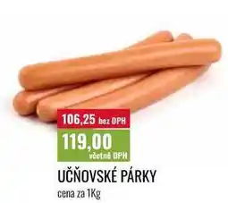 Ratio UČŇOVSKÉ PÁRKY cena za nabídka