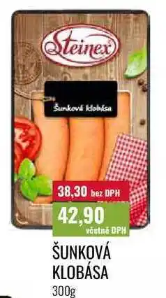 Ratio ŠUNKOVÁ KLOBÁSA nabídka
