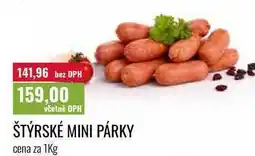 Ratio ŠTÝRSKÉ MINI PÁRKY cena za nabídka