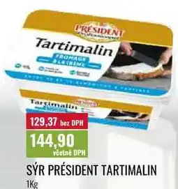 Ratio SÝR PRÉSIDENT TARTIMALIN nabídka