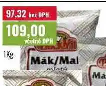 Ratio Mák/Mal nabídka