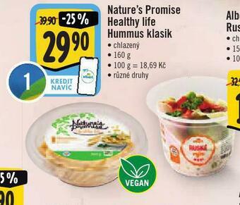Jip Hummus klasik nabídka