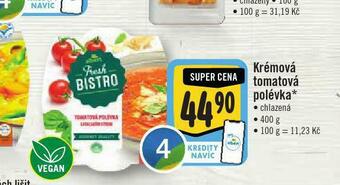 Krémová tomatová polévka