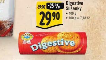 Jip Digestive sušenky nabídka