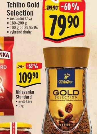 Jip Tchibo gold selection instantní káva nabídka