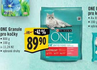 Jip Purina one granule pro kočky nabídka