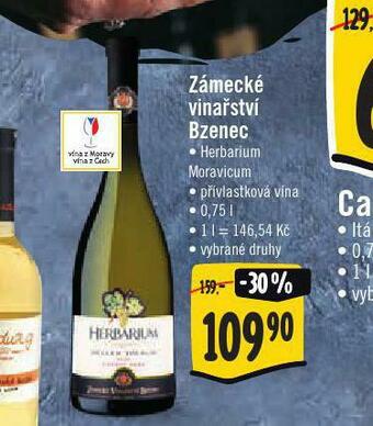 Jip Zámecké vinařství bzenec nabídka