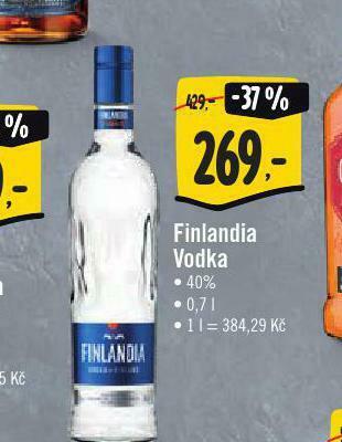 Jip Finlandia vodka nabídka