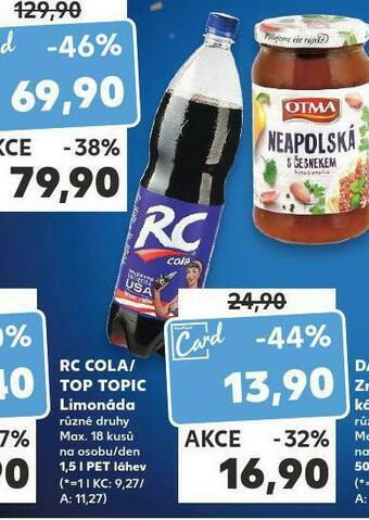 Kaufland Rc cola nabídka