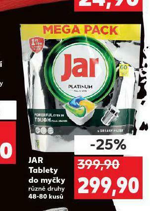 Kaufland Jar tablety do myčky nabídka