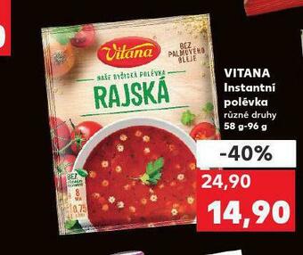 Kaufland Vitana instantní polévka nabídka