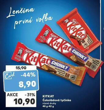 Kaufland Kitkat čokoládová tyčinka nabídka