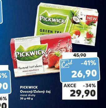 Kaufland Pickwick čaj nabídka