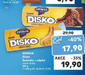 Kaufland Opavia disko sušenky nabídka