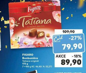 Kaufland Figaro bonboniéra nabídka