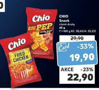 Kaufland Chio snack nabídka