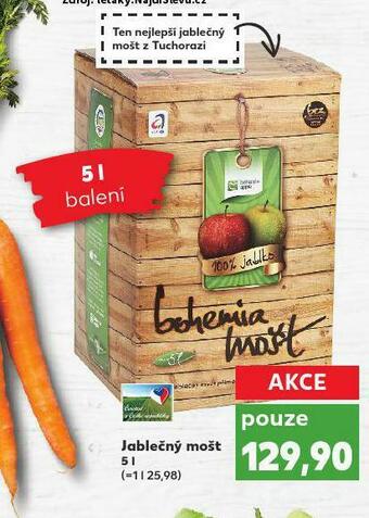 Kaufland Jablečný mošt nabídka