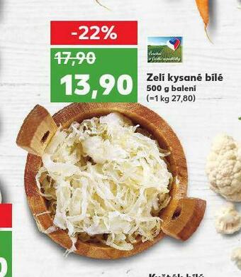 Kaufland Zelí kysané bílé nabídka