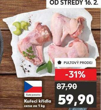 Kaufland Kuřecí křídla nabídka