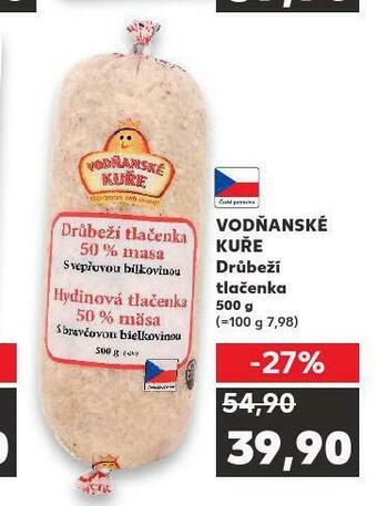 Kaufland Drůbeží tlačenka nabídka