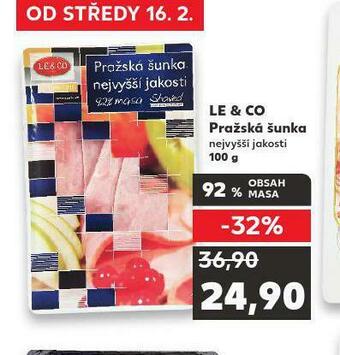 Kaufland Pražská šunka nabídka