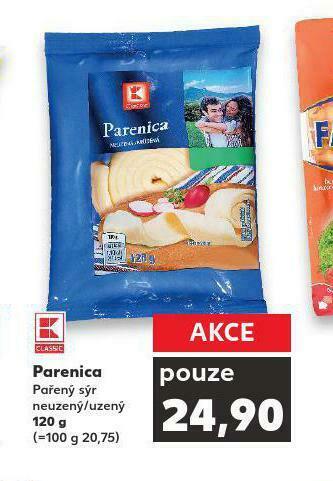 Kaufland Parenica sýr nabídka