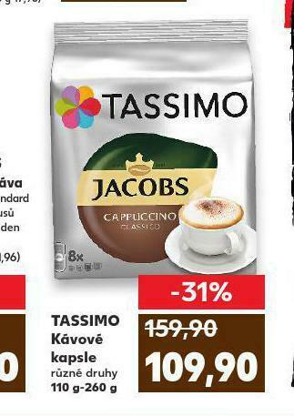 Kaufland Kávové kapsle tassimo nabídka
